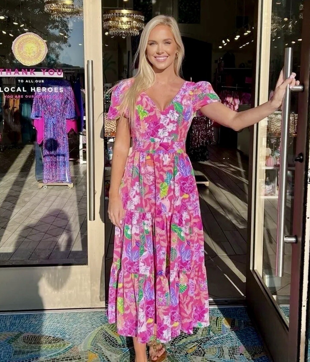 lilly pulitzer midi dress Lilly Pulitzer Daniella Midi Dress Size 0 2 4 6 8 10 12 14 16