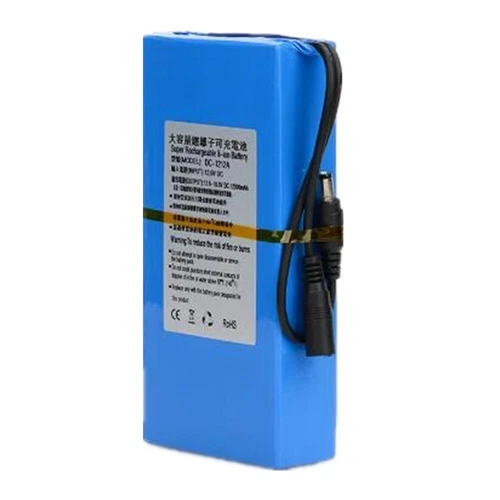 12V DC1800-20000mAh Tragbarer Wiederaufladbarer Lithium Ionen Akku mit Ladegerät - Bild 13 von 20
