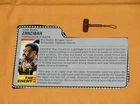 GI G.I. Joe gijoe ZANZIBAR HAMMER + FILE CARD LOT weapons parts