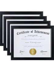 Elsker Home Desktop Picture Certificate Document Holder Frame 8.5"x11"