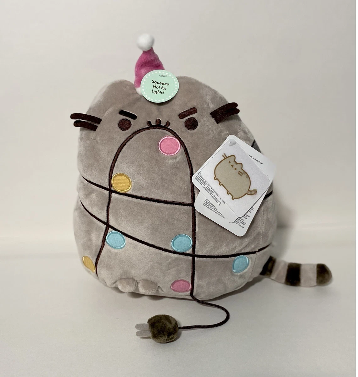 Pusheen Cat Up Christmas Lights Plush Holiday |