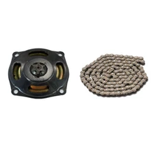 7T Gear Box Clutch Drum Bell Housing 25H Chain Ft 47cc 49cc Mini Pocket Bike ATV