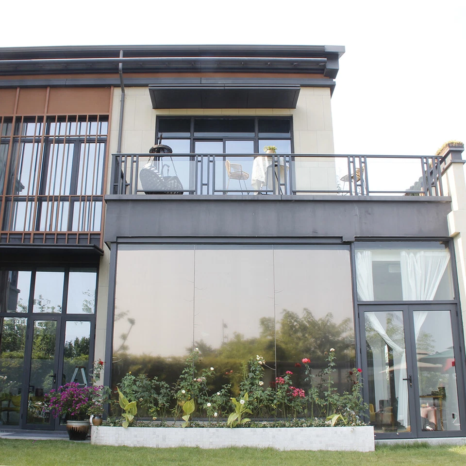 Bronze&Silver Reflective Window Tint Film One Way Privacy Solar Tint Home Decor - Image 2 of 4