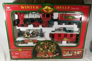 musical christmas train set