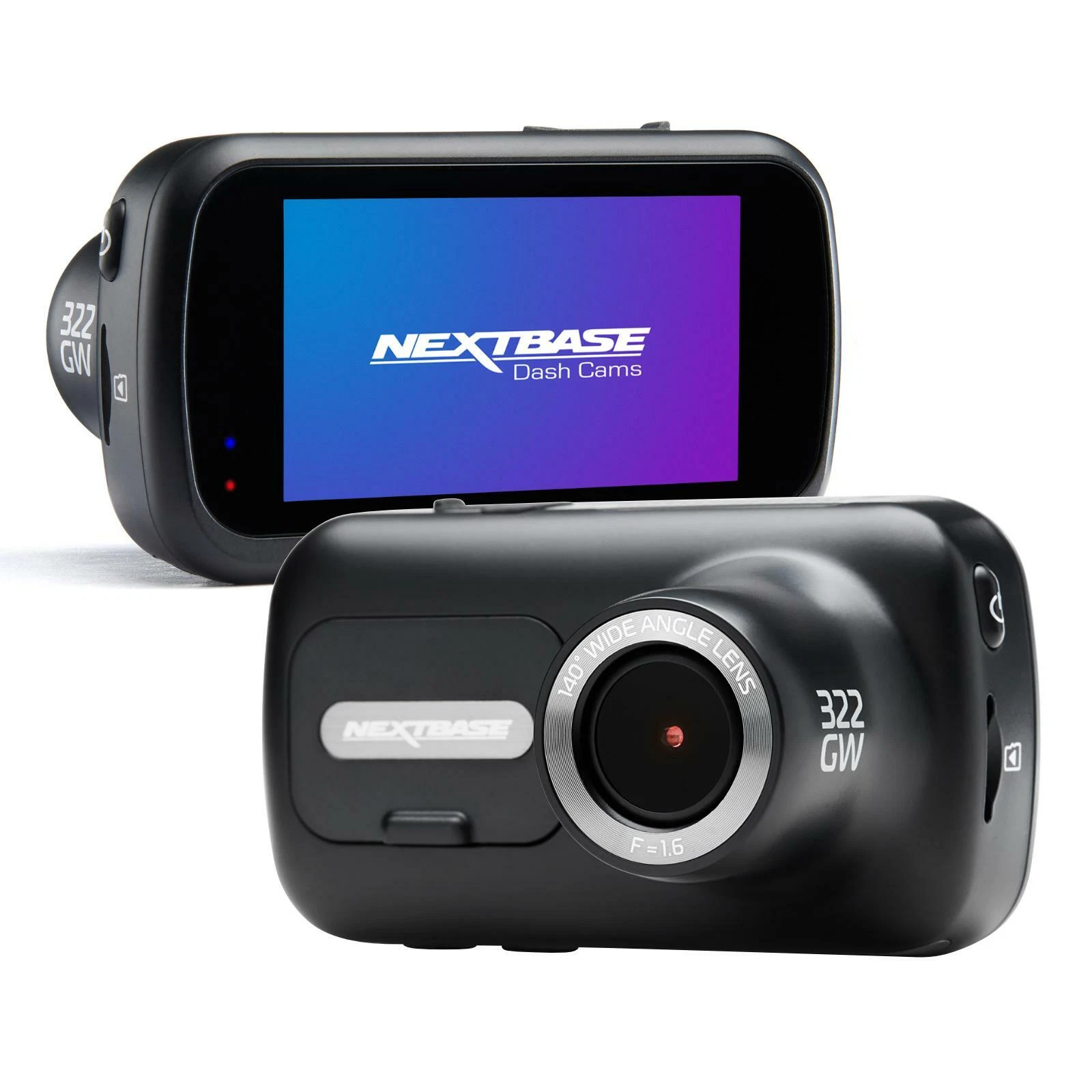 Nextbase 322GW Dash Cam 1080p Video 2.5" Touch Screen Bluetooth GPS WIFI Camera - Picture 1 of 11