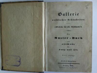 Gallerie weiblicher Schönheiten: Welche ist die Schönste? Ein Muster-Buch ...