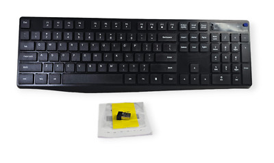 Wireless Keyboard Model PC230A, Color Black, Full Size Keyboard 