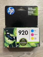HP 920 Tri-Color Ink Cartridges Genuine OEM New Sealed