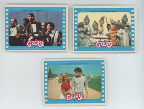1978 Topps Paramount Grease Series 1 Sticker Complete Set 1-11 John Travolta - Afbeelding 1 van 4