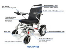 D09S BEST RANKED FOLDING ELECTRIC WHEELCHAIR LIGHTWEIGHT 2020 POWER WHEELCHAIR