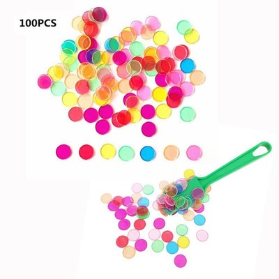 Designer verschiedene mehrfarbige 100 3/4'' Größe Bingo Chips