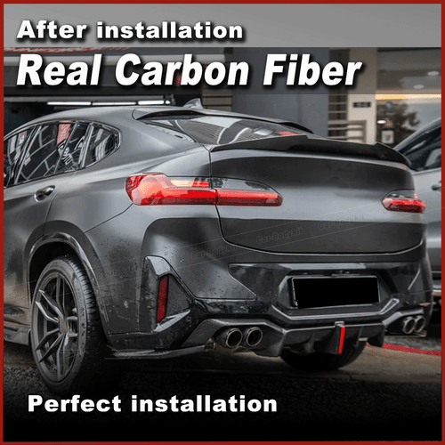 Spoiler posteriore in carbonio demolito spoiler ala labbro adatto per BMW X4 G02 18-22 - Foto 3 di 13