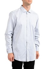 Hugo Boss Men's "Jaiden" Slim Fit Plaid Long Sleeve Dress Shirt US 18 IT 46