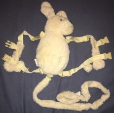 Gold Bug Child Walking Harness Plush Dog Puppy With Pocket Safety Strap