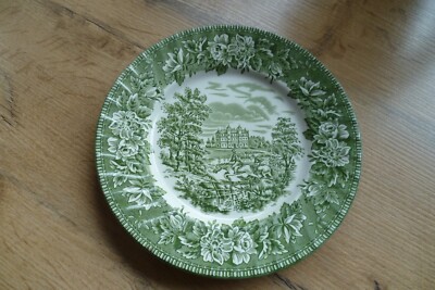 H Aynsley & Co ENGLAND'S HERITAGE Teller, grün, 17 cm