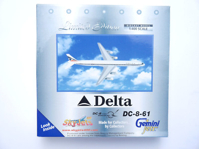 McDonell Douglas MD DC-8-61 DELTA N1306L, Gemini Jets 2002 in 1:400 boxed