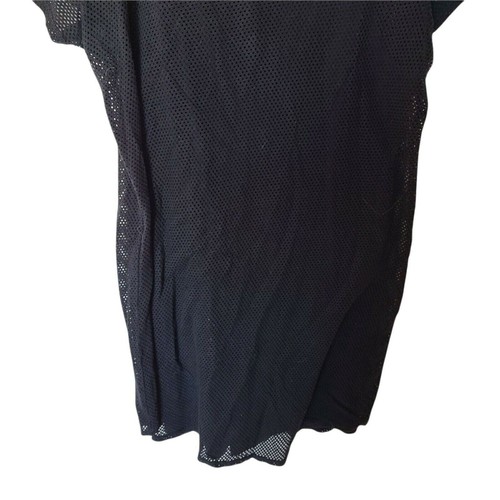 Michael Stars Women's Mesh Tee Shirt Dress Black M Medium - Picture 9 of 9
