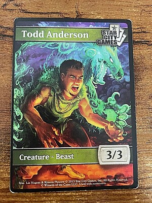 MTG Star City Games SCG Player and Creature Tokens Liz Nugent