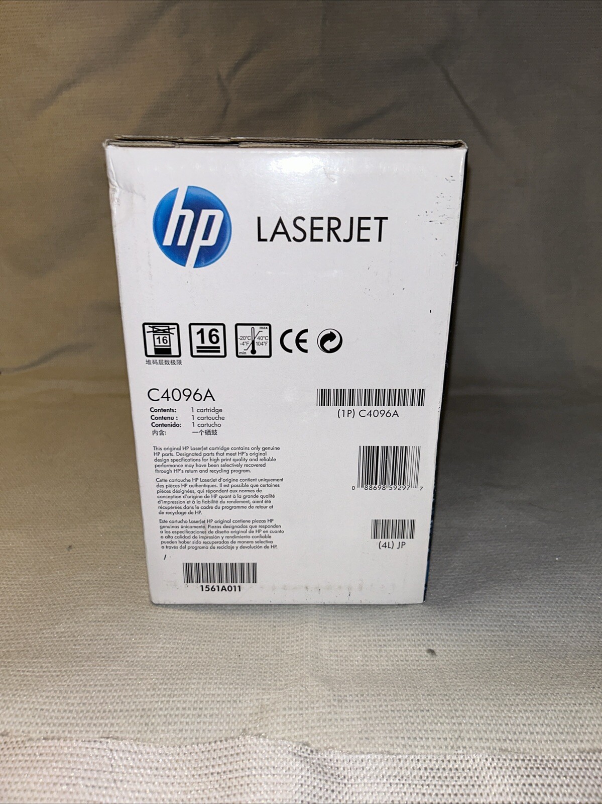 HP Laserjet 96A Black Print Cartridge Toner C4096A - New & Sealed