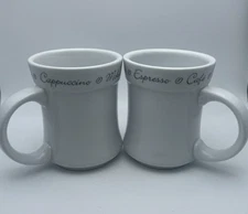 Jo!e Joie MSC Cafe Bistro Mocha Latte Espresso Coffee Mugs 12oz Ceramic Cup B22