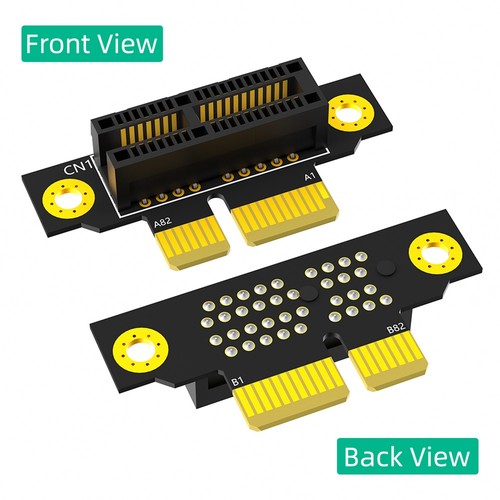 PCI-E 1X 3.0 90 Degree Reverse Male to Female Riser Card for 1U Server8459 - Afbeelding 4 van 7