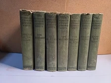 Set of 7 Volumes – The Works of Stewart Edward White – 1913 – Doubleday Page 