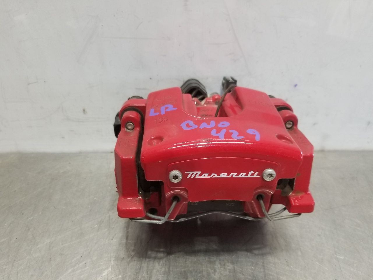 23 2023 MASERATI GRECALE BRAKE CALIPER REAR LEFT DRIVER RED 