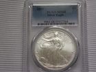 2003 - PCGS MS68 AMERICAN SILVER EAGLE 1 OZ * Light Toning Reverse*