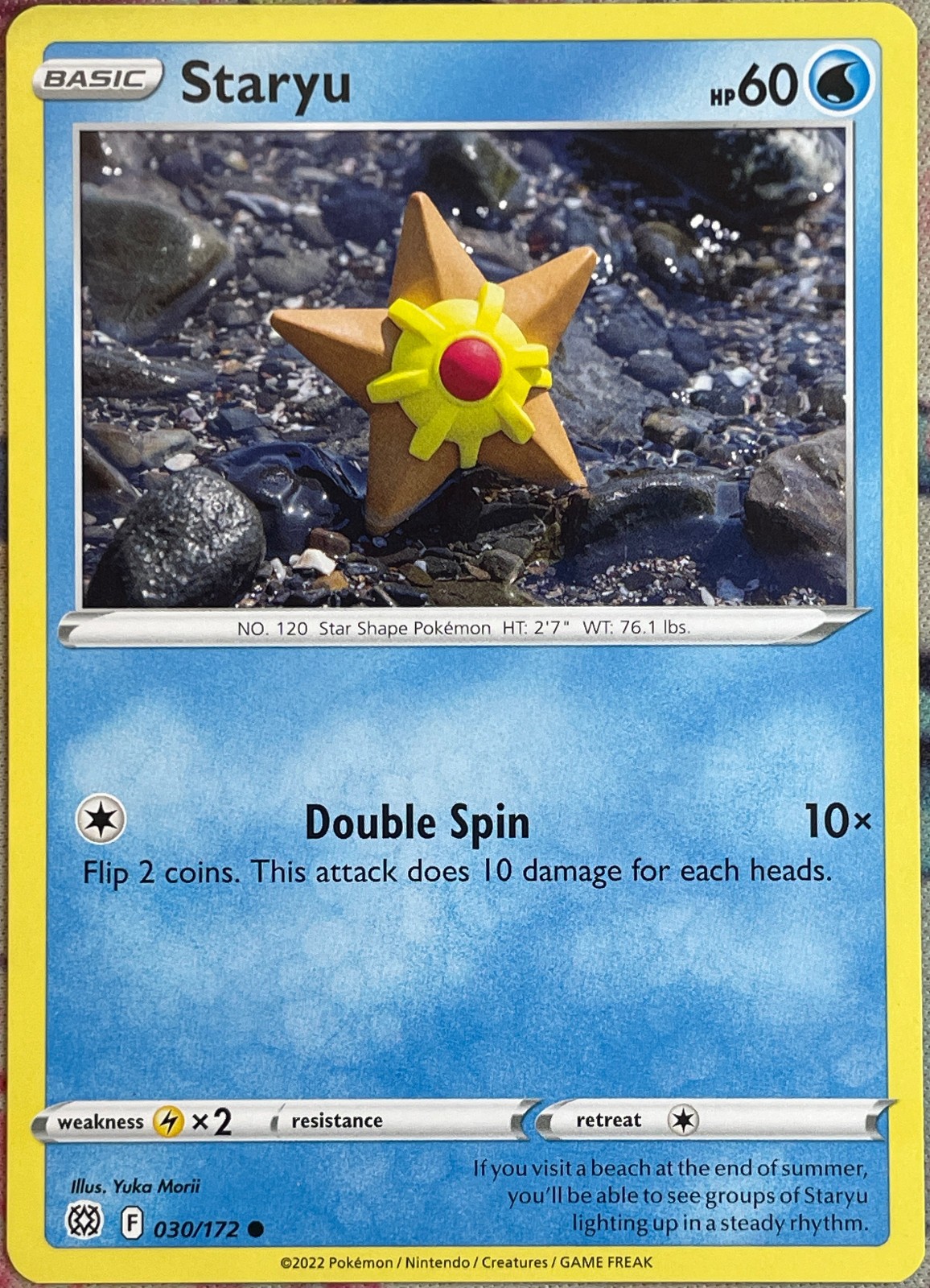 Staryu - 030/172 - Brilliant Stars Pokemon 2022