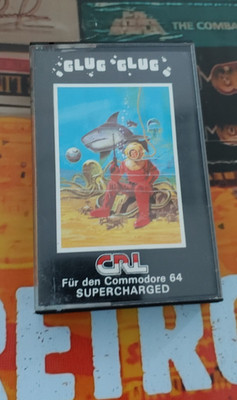 Glug Glug (CRL 1983) Commodore 64 (sBox, Manual. Tape) 8-bit classic C64