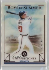 2024 Panini Boys of Summer Red 133/149 Chipper Jones #14 HOF 1g1q