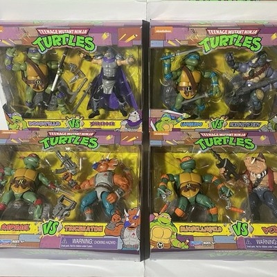 TMNT Classic Vs 2-Pack Complete Set Of 4 Teenage Mutant Ninja Turtles Brand New