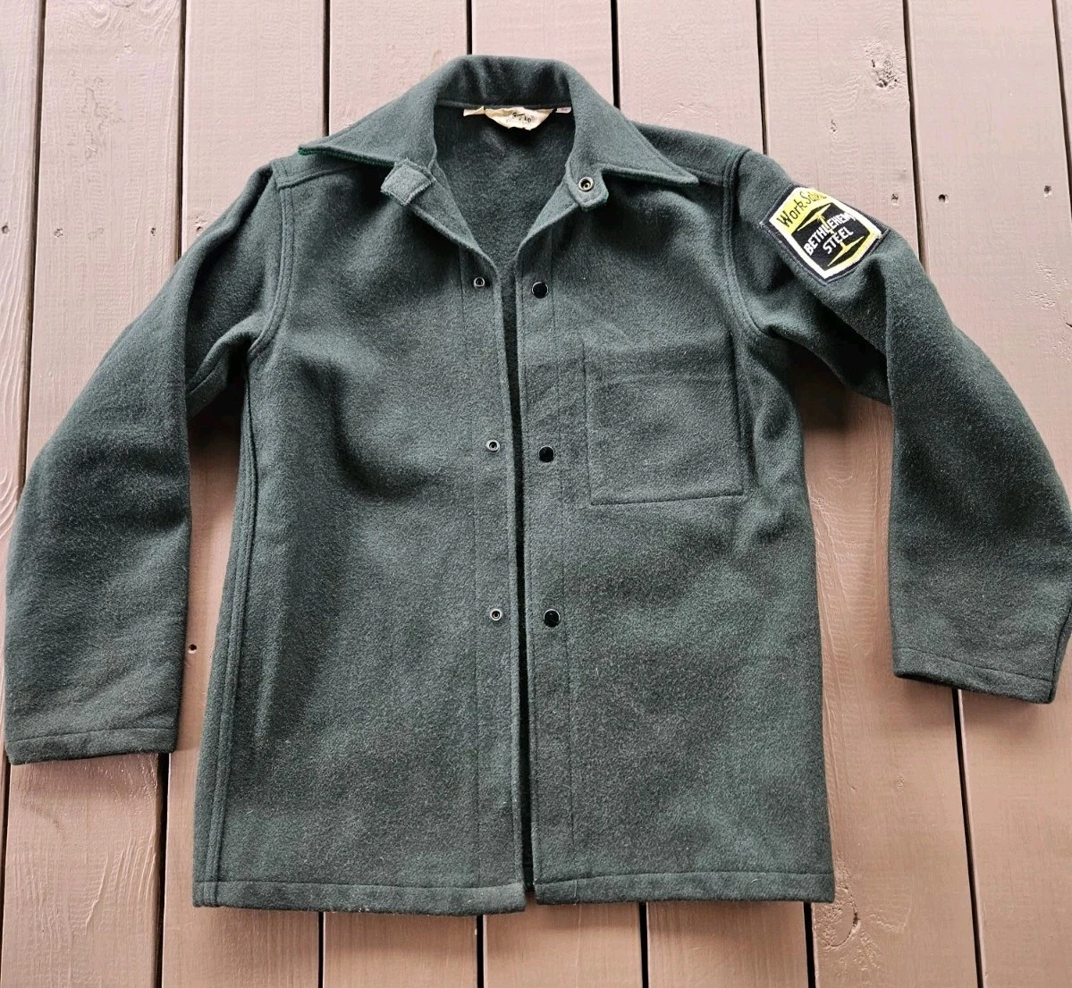 Wear to Work Green Vintage Outerwear Coats & Jackets for Men for