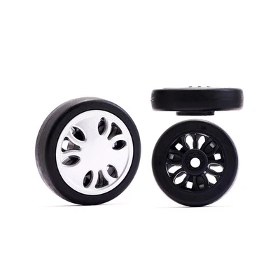 2X Equipaje Accesorios Ruedas Aeronave Maleta Polea Rodillos Silencio Rueda2291 - Imagen 1 de 4