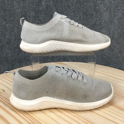 Clarks Cloudsteppers Nova Glint Sneakers Womens 8 M Casual Lace Up Low Gray