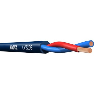 Klotz Speakerkabel 2x 2,5 qmm blau LY225 | Neu