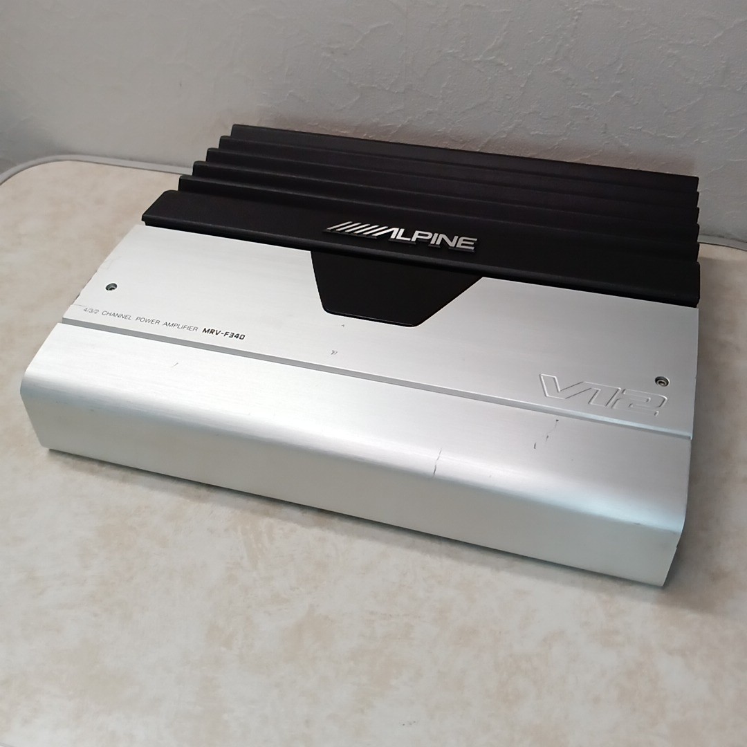 Alpine MRV-F340 4ch Car Amplifier 100W x4 Bridgeable Class AB JDM