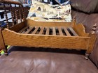 Vintage  Oak Doll Bed In Beautiful Condition.   — photo 7