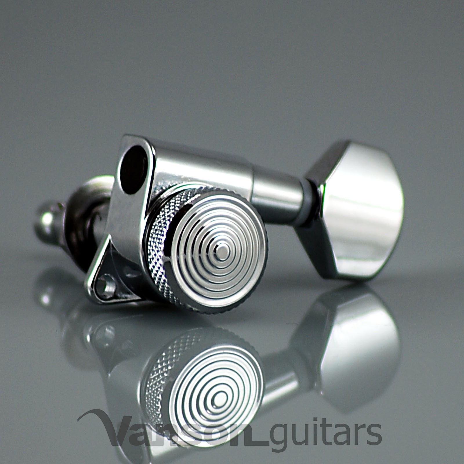 6 x Chrome Vanson LOCKING Tuners for Stratocaster Telecaster Strat Tele ®* V07SP