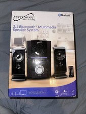 Supersonic 2.1 Bluetooth Multimedia Speaker System   Subwoofer  2 Speakers