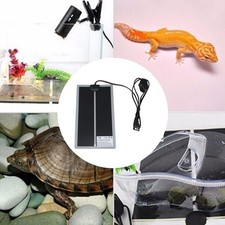 Reptile Terrarium Heat Pad Rapid Heating US Plug 110 to 120V Waterproof Adjustab