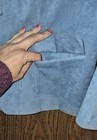 Vintage PT Princeton Custom Tailors Blazer Men’s Blue Suede Jacket — photo 4