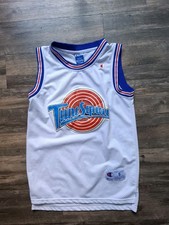 Vintage 1996 Champion Space Jam Tune Squad Bugs Bunny Basketball Jersey Size S