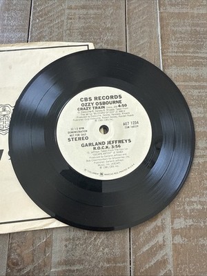 ozzy osbourne vinyl Crazy Train See 98 Fm Rare 7” Judas Priest