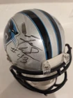 Carolina Panthers Authentic Riddell Speed Mini Helmet Autographed
