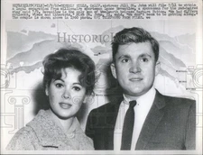 1962 Press Photo JILL ST. JOHN AMERICAN ACTRESS SPORTSMAN LANCE LEGAL SEPARATION