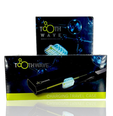 Silk`N Toothwave Elektrische Zahnbürste + Reiseetui Travel Case schwarz NEU