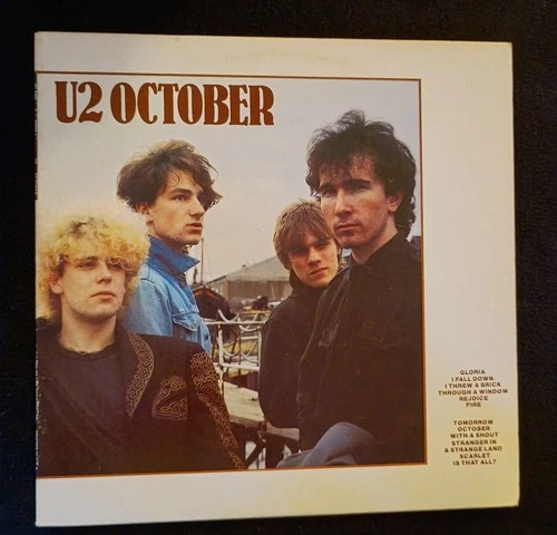 U2, October (12" Vinyl 1981 Record Album) "Fire" 🔥