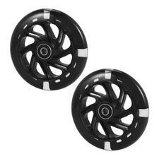 1Pair 120mm Children Scooter LED Lights Flashing Wheels with Bearings