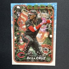 2024 Topps Holiday - Holiday Variation Elly De La Cruz #H102 (RC)